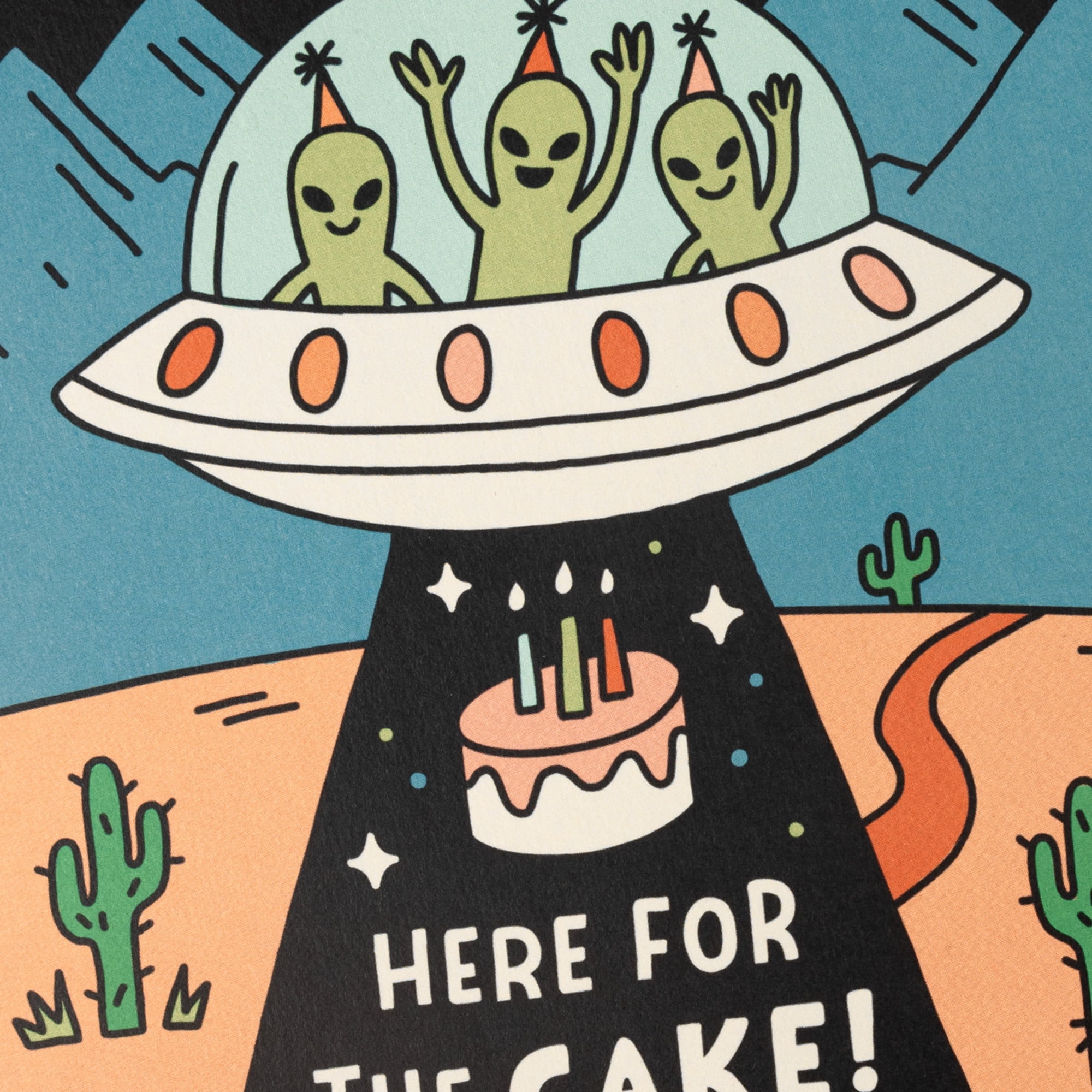Hallmark Pop-Up Musical Birthday Card (Aliens Here for the Cake)