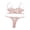 Beige, variant on Levmjia Women Lace Lingerie Set Push Up Bra Thong Solid Color Comfortable Sheer Daily Wear Deep V Adjustable Straps Sleeping Daily Wear