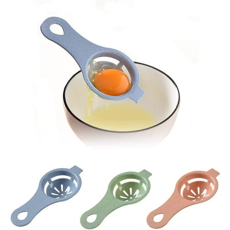 

3Packs Convenient Egg Separator Easy to Use Egg White and Yolk Separator for Baker Baking Kitchen Tool