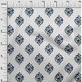 thumbnail image 2 of oneOone Cotton Poplin Fabric Leaves & Floral Block Printed Fabric 1 Yard 56 Inch Wide, 2 of 4