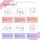 thumbnail image 3 of 3 Pack Hair Drying Towels Wrap, Quick Drying Towel Hair Dry Cap with Buttons, Absorbent Twist Hair Turban with Button Design., 3 of 4