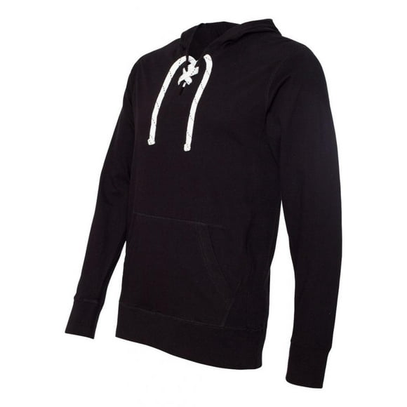Camiseta de Jersey Alo Sport Sudadera con Capucha Negro Medio