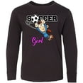 thumbnail image 3 of Inktastic Soccer Girl Goalie Long Sleeve Youth T-Shirt, 3 of 5