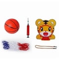 thumbnail image 4 of Indoor Mini Basketball Hoop Set 2 Piece Cartoon Mini Basketball Hoop - Kids Mounted Mini Hanging Basketball Board With Ball For Indoor Home Office Spo_Perfect Gift, 4 of 5