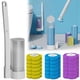thumbnail image 3 of Toilet Brush with Disposable Head Set Toilet Cleaner With 6 Disinfecting Slice Convenient Throw Away Brush for Bathroom, 3 of 5
