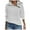 White, variant on Lindreshi Zip Sweatshirts for Women without Hood Spring New Women's Retro Casual Neck Zipper Solid Color Sweater Plaid Pullover Sweater Top