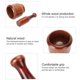 thumbnail image 3 of Cuenco de madera para moler - Juego de mortero y maja de madera, machacador de ajo manual para cocina doméstica, molinillo de especias de jengibre, juego de mortero y maja, 3 of 7