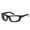 Matte Black Frame, variant on 7eye VENTUS Wind-Blocking Padded Motorcycle Riding Sunglasses, UV400, Clear Lenses, Matte Black