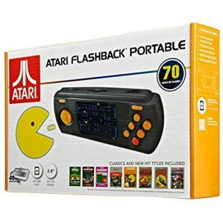 Atari Flashback Portable Game Player 2017, 70 Legendary Atari 2600 hits including: Pac-Man, Dig DugTM, Pitfall!TM, Frogger, and many more By by At (Best Atari 2600 Games)