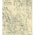 thumbnail image 2 of Crowell 12x13 White Modern Wood Framed Museum Art Print Titled - Death Valley Miner Salt Lake Railroad CA, 2 of 4