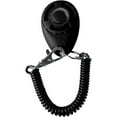 thumbnail image 2 of KEINXS Dog Puppy Clicker & Whistle Trainer - Teardrop Kit, Training in Obedience, Wrist Strap, For Puppies Cats Dogs, Recall Tips, Stop Barking (Black), 2 of 5