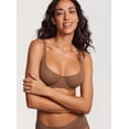 thumbnail image 2 of Bra DOBREVA Balconette sin forro, color marrón sándalo, 2 38 °C, para mujer, 2 of 5