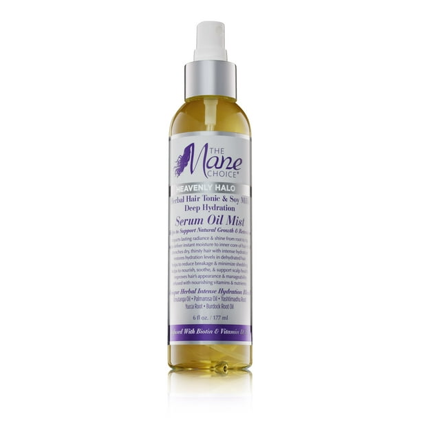 The Mane Choice Heavenly Halo Herbal Hair Tonic & Soy Milk Deep Hydration Serum Oil Mist 6 oz The Mane Choice Heavenly Halo Herbal Hair Tonic & Soy Milk Deep Hydration Serum Oil Mist 6 oz