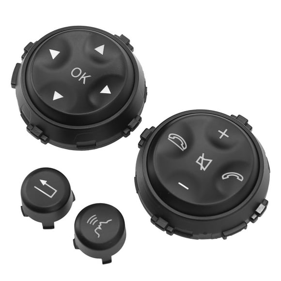 Steering Wheel Control Switch Button, Steering Wheel Switch Button Wear Resistant Rust Proof Perfect Match For Car