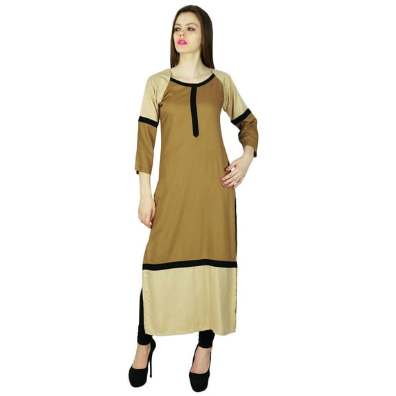 Phagun Rayon Kurti Indian Designer Bollywood Kurta Women Casual Top Tunic Dress