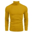 thumbnail image 3 of Uuszgmr Mens Coat Male Autumn And Winter Sweater Round Neck Pullover Bottoming Shirt All Matching High Neck Top, 3 of 4