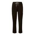 thumbnail image 2 of Anti-Wrinkle Scrub Pants for Women Four Way Stretch Slim Fit Yoga Waistband Jogger Medical Uniform Work Pants 2026 Brown XL, 2 of 6