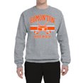 thumbnail image 2 of Wild Bobby City of Edmonton Hockey Fantasy Fan Sports Unisex Crewneck Sweatshirt, Heather Grey, 3X-Large, 2 of 5