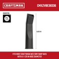 thumbnail image 3 of Aspiradora CRAFTSMAN CMXZVBE38336 con luz LED, boquilla de 4,8 cm, 3 of 7