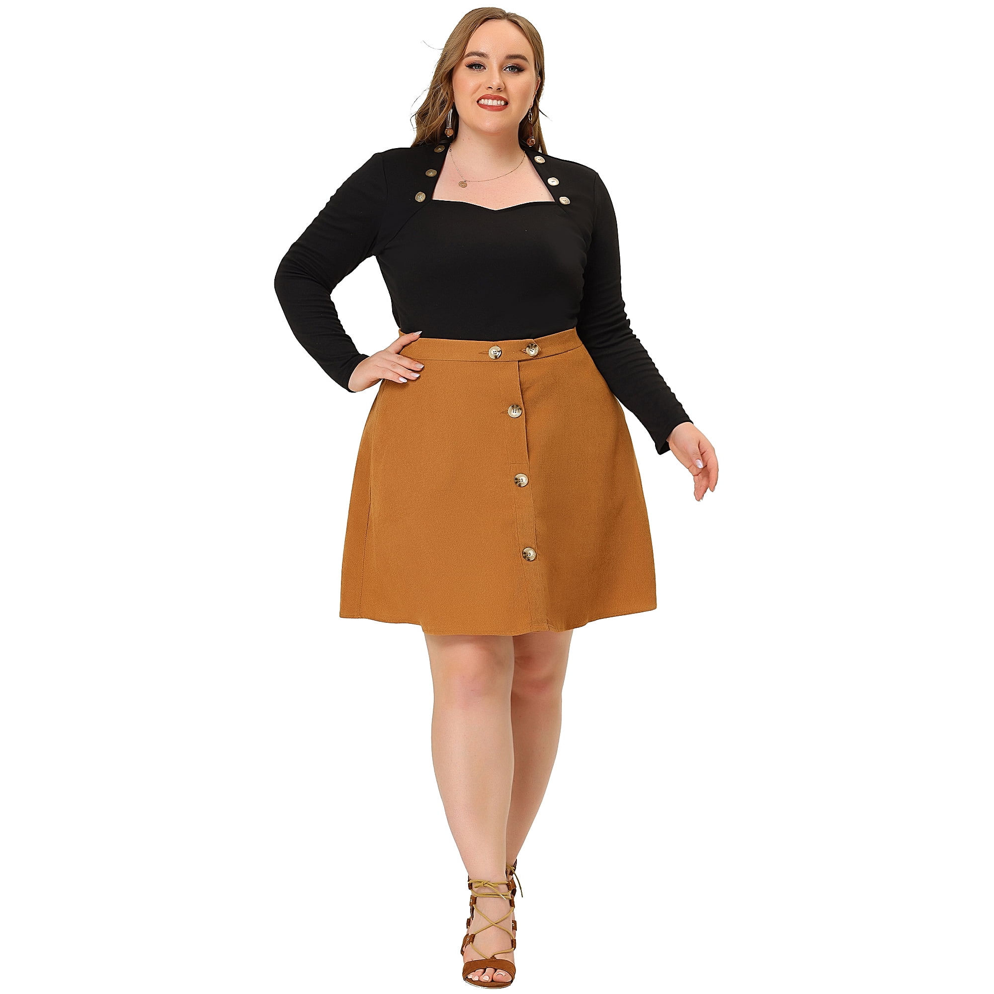 Plus size corduroy skirt near me sales