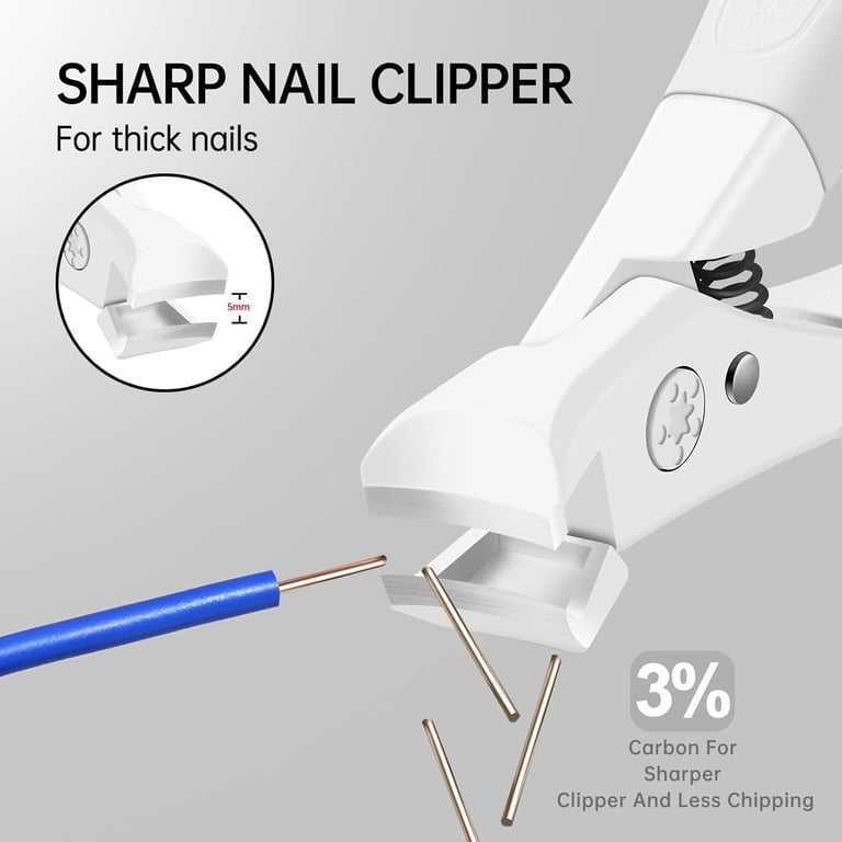DUAIU Wide Jaw Nail Clipper for Thick Nails photo 2