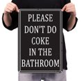 thumbnail image 4 of Placa Metal Vintage para Baño Pintura Hierro Rectangular Del Pared 30x40cm, 4 of 9