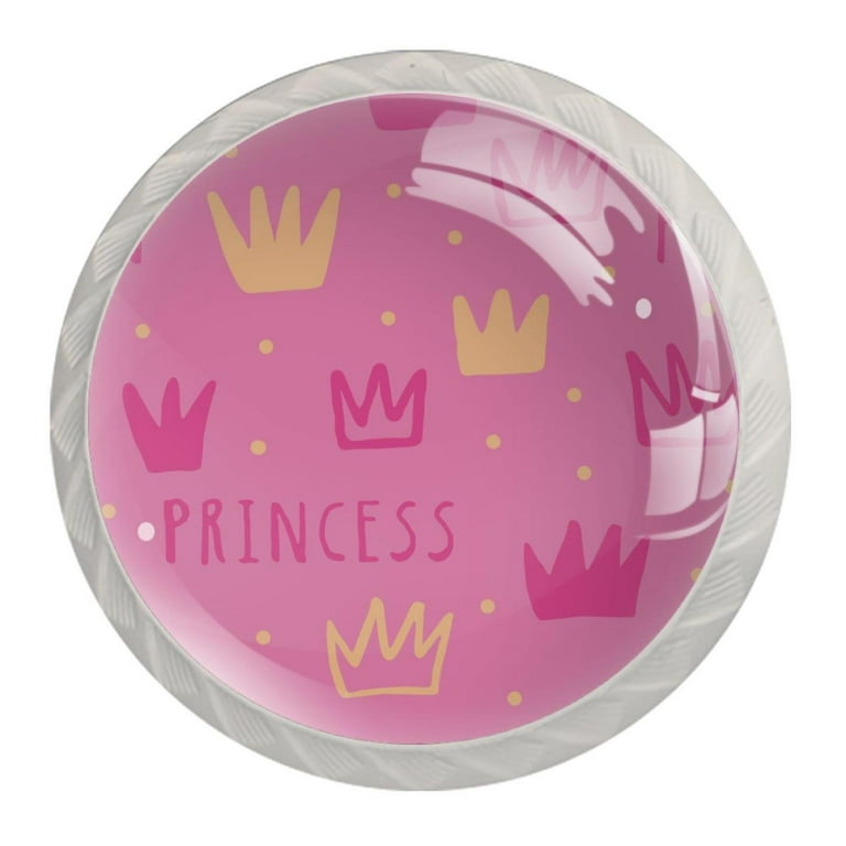 open lace back dress Gotham Decor Pink Princess Crown Ceramic Drawer Knob - Cabinet And Furniture  Knobs