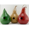 thumbnail image 5 of Birdhouse Gourds - Gourd Art - Set of 3 - Green - Natural - Red, 5 of 5