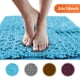 thumbnail image 1 of Alfombrilla de baño de lujo de pelo largo, alfombra de baño de microfibra súper suave con tela de chenilla altamente absorbente para una experiencia cómoda bajo los pies en su baño, sala de estar,, 1 of 8