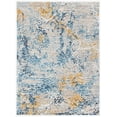 thumbnail image 3 of SAFAVIEH Madison Bryon Abstract Area Rug, Grey/Blue, 9' x 12', 3 of 10