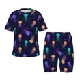 thumbnail image 1 of Fotbe Sea Jellyfish Pijama Estampada de 2 Piezas para Niños – Ropa de Dormir de Manga Corta Cómoda para Niños y Niñas, Camiseta y Shorts de Algodón-Small, 1 of 6