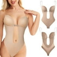 thumbnail image 3 of Corset Invisible Bra Lingerie Bodycon Backless Wedding Evening Dress One Piece Corset, 3 of 6