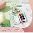 thumbnail image 2 of Mini Watercolor Paint Set, Wooden Mini Portable Paint Palette Travel Kit with 12/24 Color Paints, PortableTravel Water Color Kit for Beginners, Artists Painting, 2 of 6