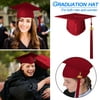 Womens Baseball Caps Neutral Adult Matte Graduation Cap With Tassel Adjustable High School University