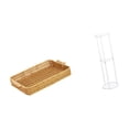 thumbnail image 6 of Fiocias Storage Basket Woven Kitchen Organizer with Handles Acrylic Round Side Table Three Tier Decorative Container Handmade Suitable for Home Office Bedroom, 6 of 8