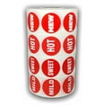 thumbnail image 3 of Hot Food Stickers | 1.125 inch (1 1/8") Round Red with White Text Adhesive Labels | 1 Roll with 1000 Labels, 3 of 4
