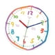 thumbnail image 5 of Reloj de pared infantil, decorativo, colorido y silencioso (sin tictac), ideal para la oficina o el salón. Estilo B, 5 of 9