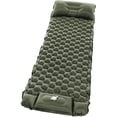 thumbnail image 1 of Hweilai Sleeping Pad with Built-in Inflatable Pump, 30S Ultralight Air Mattress Full Inflation Camping Mat with Bionic Honeycomb Design Perfect for Hiking, Camping, Travel - Army Green, 1 of 4