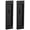 Black, variant on Baldwin PD005.PRIV Santa Monica Privacy Pocket Door Set with Door Pull from the, Oil Rubbed Bronze