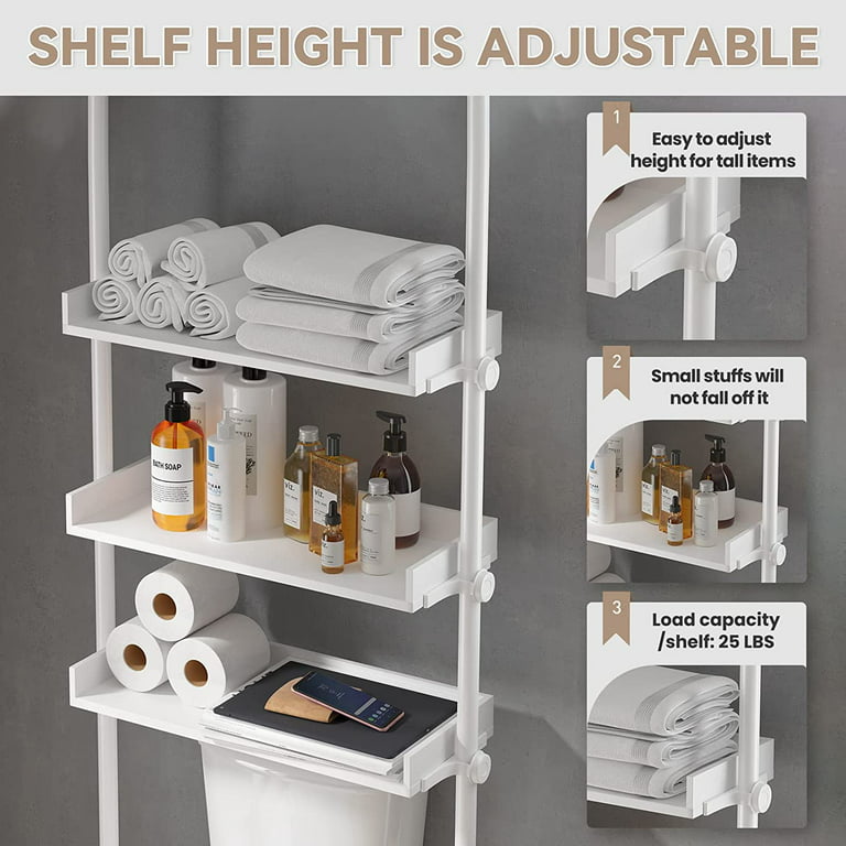 1pc No Drilling Slanted Storage Shelf For Dressing Table, Mirror Cabinet,  Bathroom Cosmetic Storage, Etc.