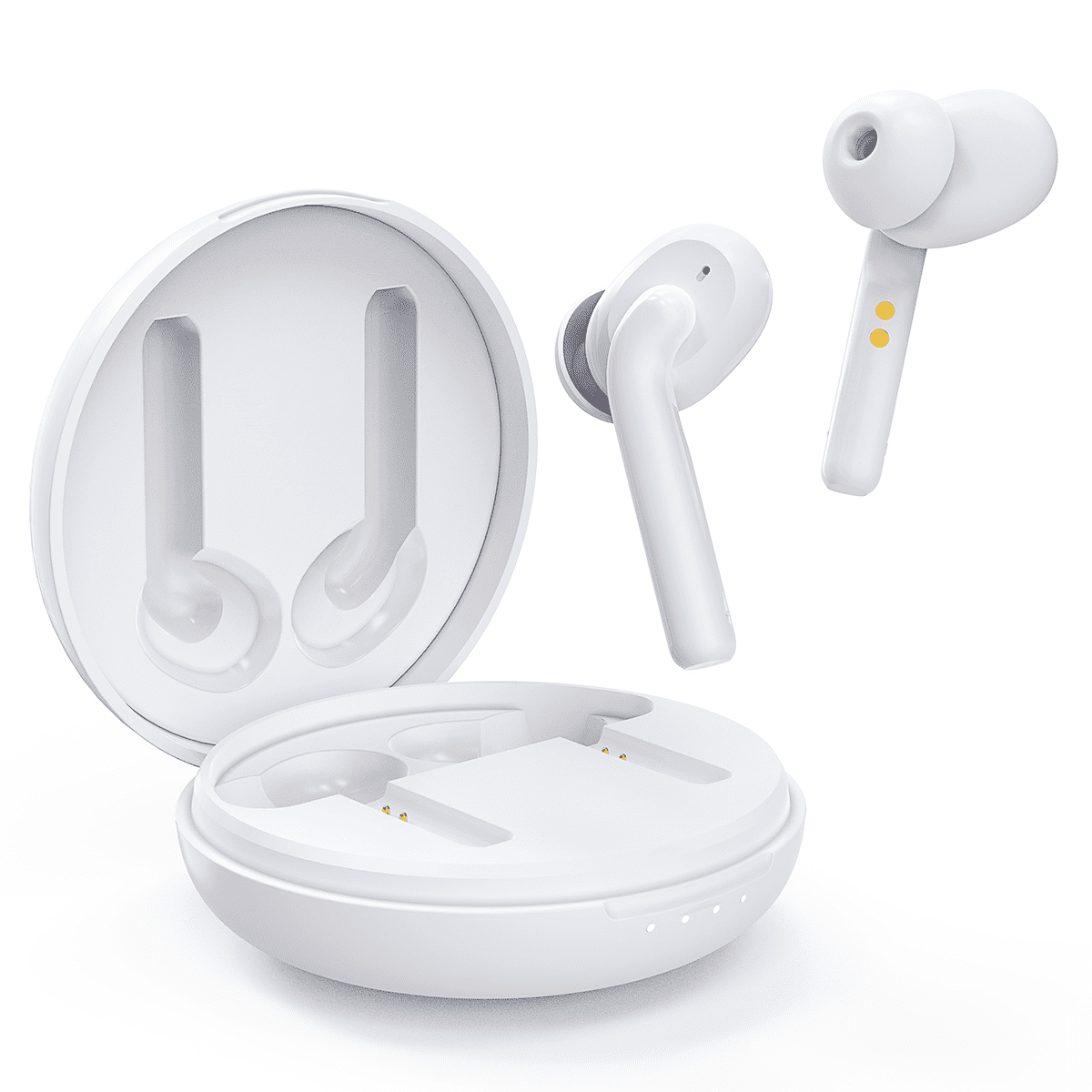 Wireless Earbuds Bluetooth 5.1 Earphones CVC8.0 Noise Control headphones IPX7 Waterproof wireless earphones with LED Display Quick Charging Case Dual Driver Speakers Stereo Headphones
