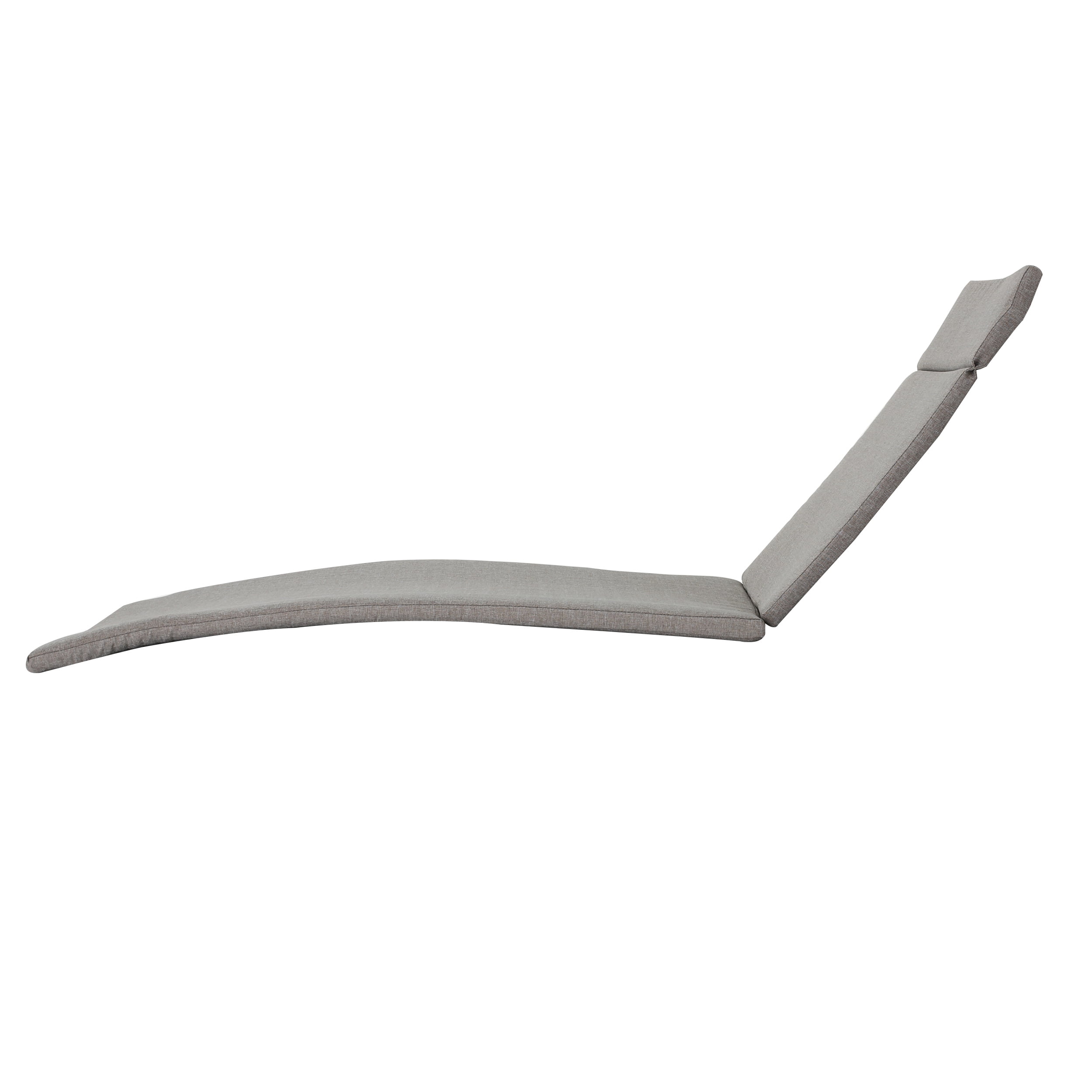 Anthony Outdoor Wicker Adjustable Chaise Lounge with Arms and Cushion, Grey, Charcoal