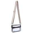 thumbnail image 2 of Bolso Bandolera Bolsos de hombro transparentes de PVC Conciertos aprobados por el estadio Bolso transparente para mujeres (9A) Tmvgtek Para Estrenar, 2 of 9