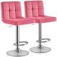 thumbnail image 1 of Set de taburetes de bar Yaheetech Ajustable Velvet Pink (2 unidades), 1 of 9