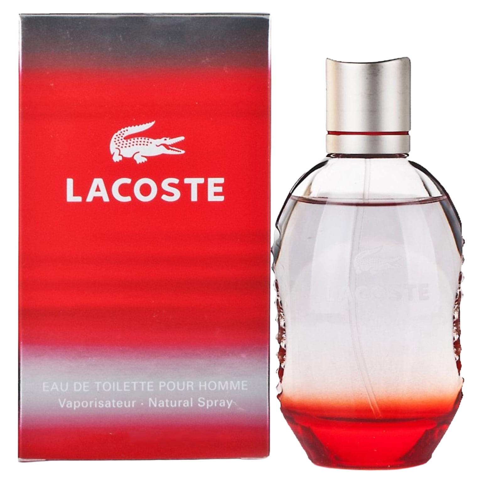 Lacoste Red Eau De Toilette Spray For Men 4.2 oz