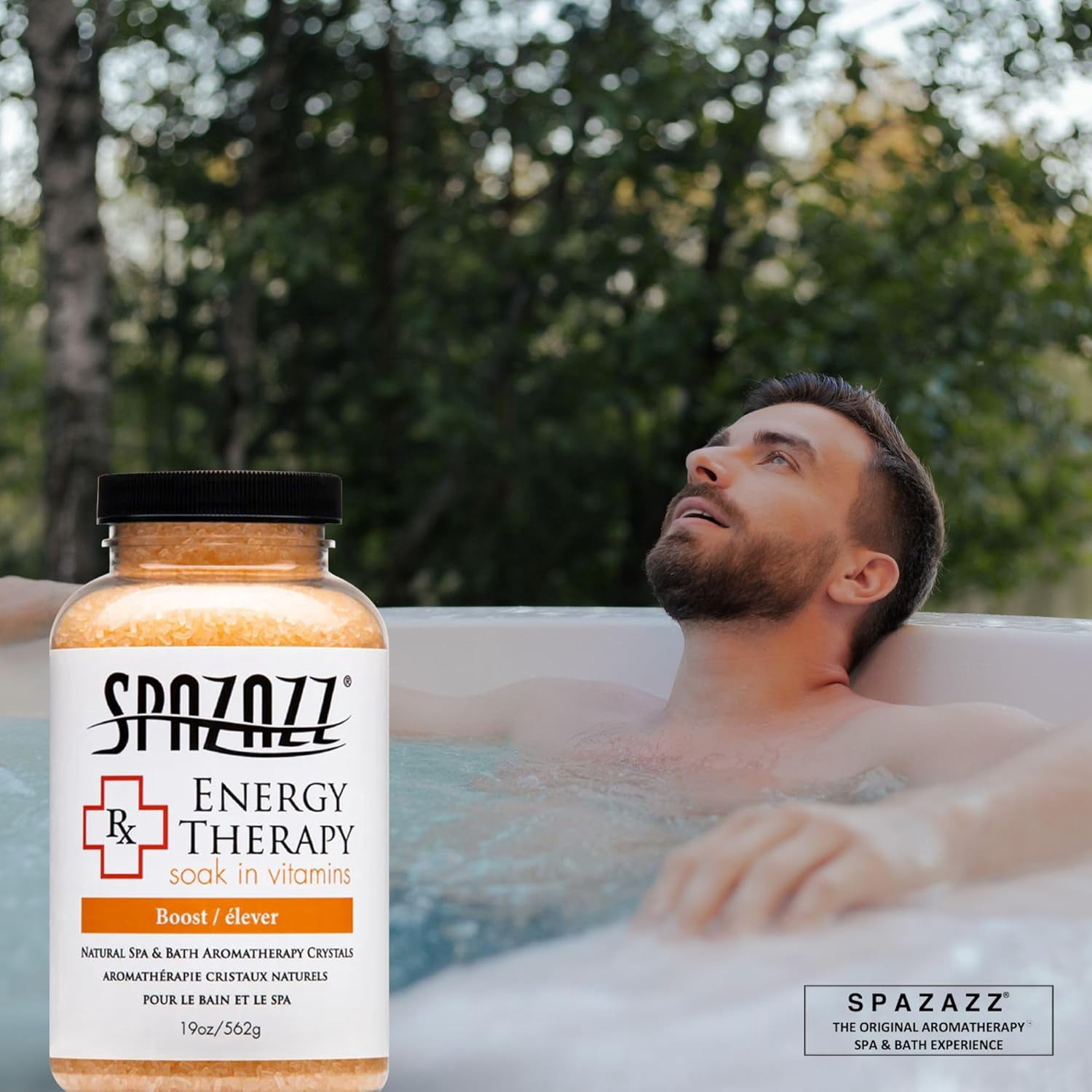 Spazazz SPZ-602 Therapy Crystals Container Bath Minerals, 19-Ounce, Joint Therapy Inflammation