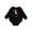 AB-Black, variant on Italian Map Flag Baby Fleece Bodysuit