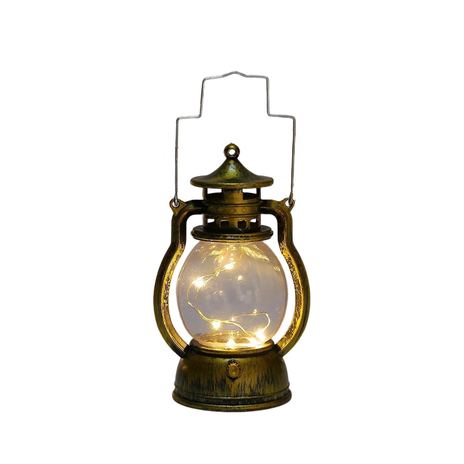 TOPOINT Vintage Style Decorative Lantern,Flame Effect Led Lantern