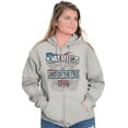 thumbnail image 5 of United States of America Motto Hoodie Sweatshirt Women Men Brisco Brands X, 5 of 6