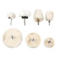 thumbnail image 1 of CNKOO 6.35 Tige Lint Polissage Roue Outil Kit Polissage Roue Polissage Tampon Outils pour Acier Inoxydable Aluminium Cuivre Verre, 1 of 7